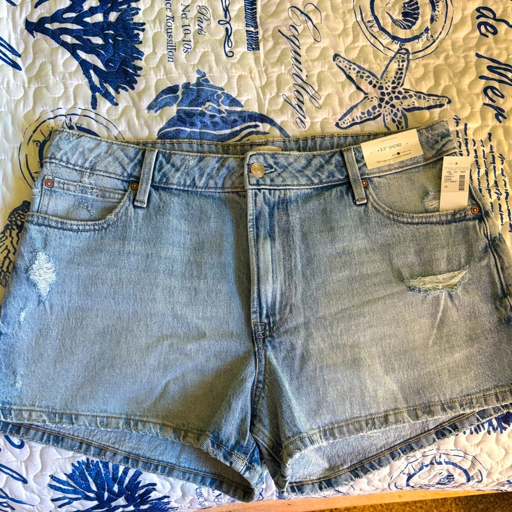 Denim Blue Women's Shorts